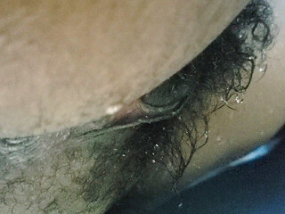 Hot Wife Big Pussy Standing up on Water, Homemade Sex & Hairy Pussy Close up Carrying