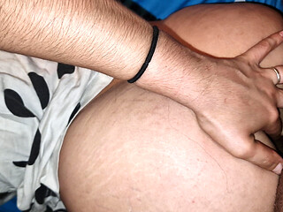 My Hot MILF Stepmom Gets Mad at My Stepdaddy and Comes to My Bed, We End up Fucking Hard on All Fours Out of Spite