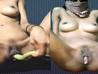 DESI CUTE GIRL HARD MUSTERBATION WITH AUBERGINE.