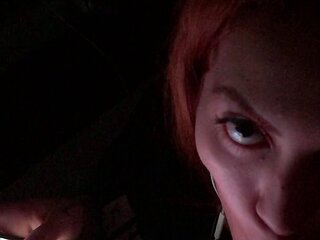 Beauty Amateur Redhead Teen make Perfect Blowjob