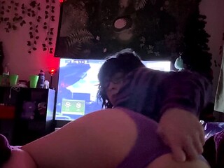 Amateur striptease and Solo masturbation