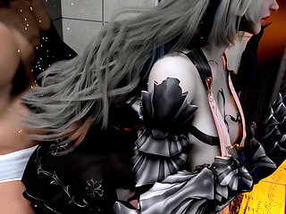 3D Horny Slut Cosplay Super Model Got Fucked so Hard