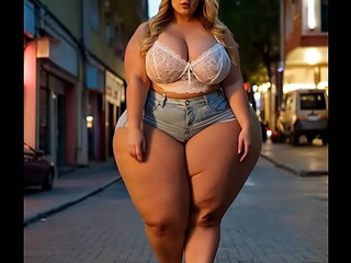 Thick BBW girlfriend 03 (AI girlfriend)