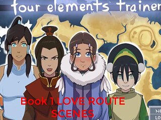 Four Elements Trainer Book 1 Love All Scenes