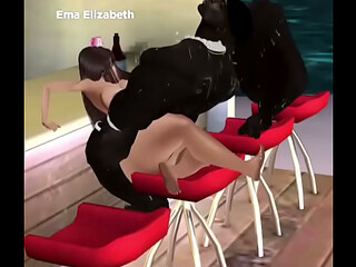 Suegra puta pagando su deuda con el negro