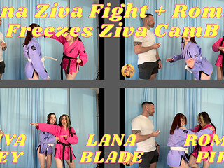 Lana Ziva Fight Roman Freezes Ziva Cam B 4K
