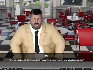 Stepdaughter seduction in a French adult PC game