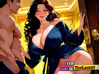Horny Latina MILF Hotel Creampie - Seduced The Young Bellboy - UNCENSORED HENTAI