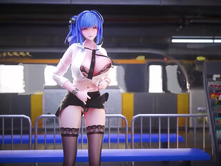 Office Lady Uniform; Pencil Skirt; Lace Thong; Secretary