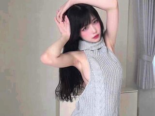 Uncensored creampie session with manga-inspired Asian girl