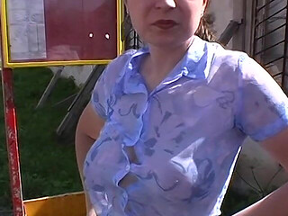 Visible Quite a Bit Under the Blouse