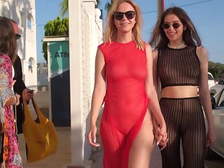 Alissa Lanas Braless Tit Flash