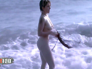 Tigra: Blonde Touching Herself by the Beach