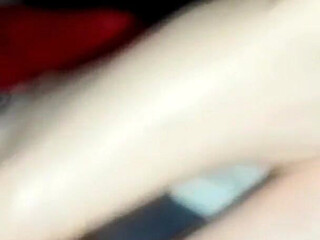 Erotic Footjob with Black Nail Polish!