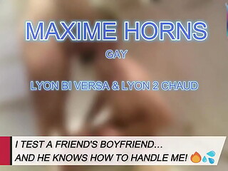 I was just taking a shower... and suddenly, LyonBiVersa jumped in with me! Passionate kisses, wet blowjobs, ...