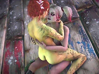 Harley Poison Ivy Love Making (futanari Sex)