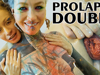 Anuskatzz and Stacy Bloom enjoy some anal fisting