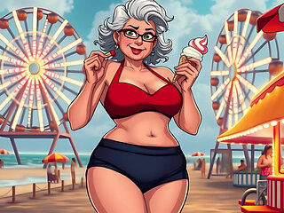 Cartoon Bikini Matures (non-nude)