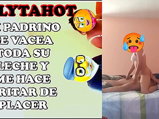 PADRINO Y AHIJADA TIENEN SEXO Y LA LLENA DE LECHE Y TERMINA PRE&Ntilde_ANDOLA