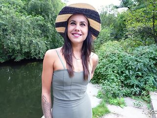 Jenny Stella's Skinny Frame Explores Hard German Casting