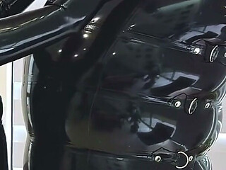 Inflatable Suit Edging and Denial, Part 1 - Alex Latex