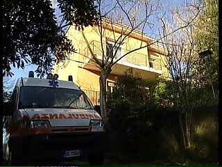 Sexy doctor hard fucked in an ambulance