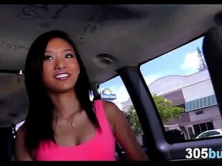 Public bus fuck with a horny teen