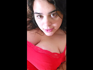 Facetiming My Cuck After a Rough Creampie - Ass & Pussy Cleanup JOI