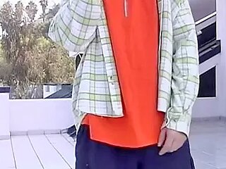 Teen sucks cock and gets ass fucked