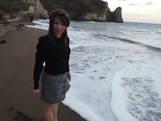 Cheerful Office Lady Grins Takes It to the Base and Savors a Throat Finish - F