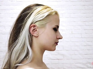 First Time Nude Casting: 18 Year Old Russian Teen Katya Poses Naked in HD Interview