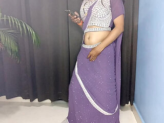 indian hot stepmom dress wearing like and feel her bokbs