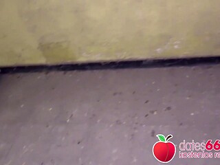 Public Sex Extreme: Blonde Teen Slut in Abandoned Place