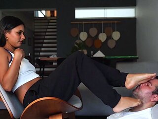 Blonde And Brunette Foot Fetish Fucking