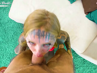 Behind The Scenes Of Lustfull Tattooed Girl Trinity Eclectic POV Creampie