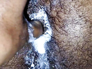 My leg into my bf ass