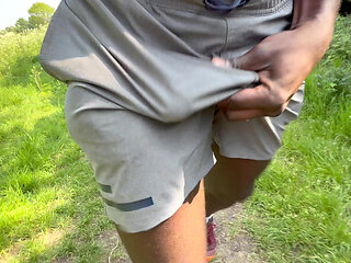 It Is 26 Degree C. in My Shorts and Not Wearing Underwear. My Top, Also Comes off