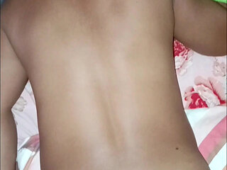 My boyfriend dilates my ass with his finger and then puts his dick in