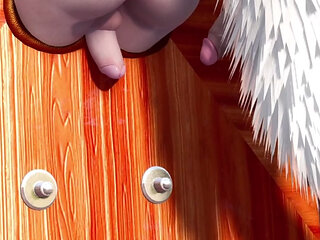 Transgender Halloween Girl Has a Beautiful Cute Cock That's Ready for Anal Fucking