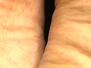 Extreme Close-up of Pink Foxx's Soles