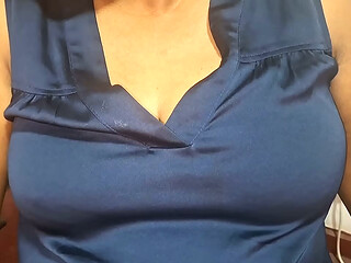 Slutty stepmother at Home Office hottest video
