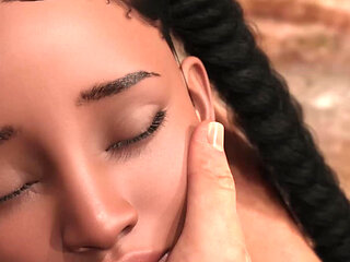 Baking with Chocolate 5 Ive Gave Ladesha a Good Spanking on Her Bare Skin