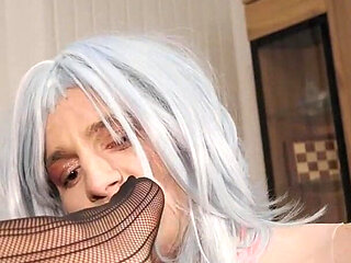 Chastity: Failed Heelfuck, Spiked Heels on Her Cage and Worship of My Stocking Feet - Mistress Julia