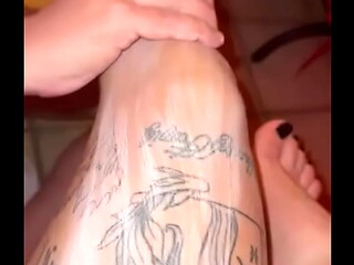 Erotic foot fetish