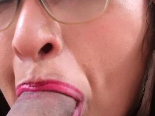 Nerdy Tutor Sucks Student's Cock