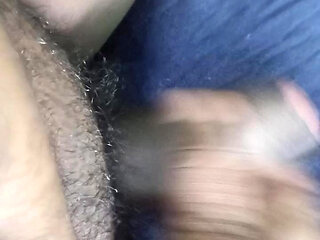 In my stress situation licking Cum