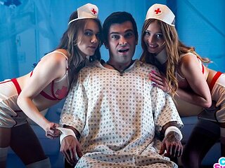 Pure Lucky Fate and Myra Moans's missionary action