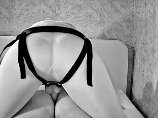 He Begged Saturday Night for a Giant Cock and Feels How His Ass Become a Pussy