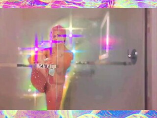 Dirty blonde milf gets showered and cleaned up