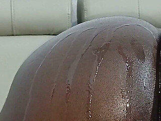 Lots of Sperm in the Slut's Ass, the Fuck Was Good, Intense, Dirty Sperm Accumulated.